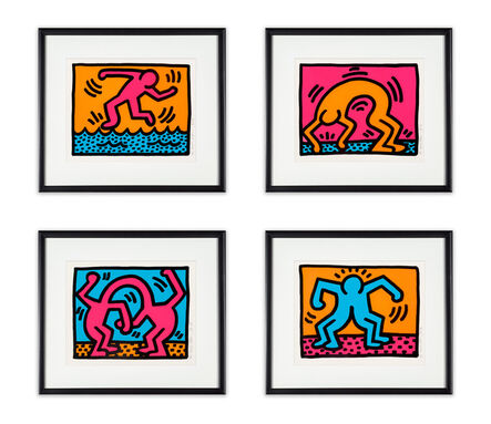 Keith Haring, ‘Pop Shop II (set of four)’, 1988