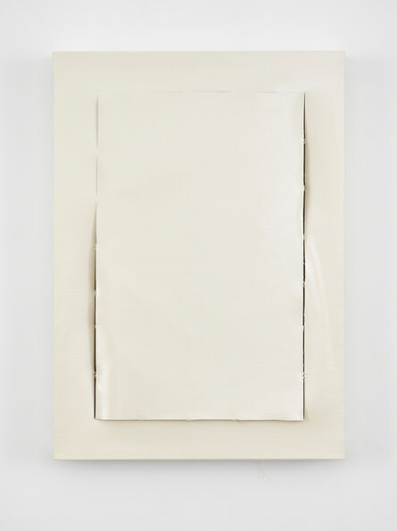 Angela de la Cruz, ‘Peel (Off-White)’, 2018