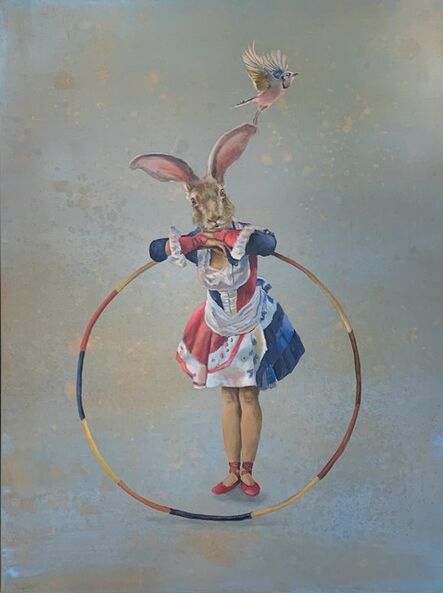 Shari Weschler (Sumo Bunni), ‘Hooping Rabbit’, 2016