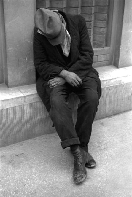 Fred Stein, ‘Hobo on Stoop, Paris’, 1934