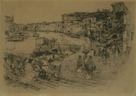 Frank Duveneck, ‘Rialto, Venice’, 1883