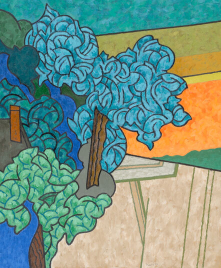 Easton Pribble, ‘Blue Tree, Green Tree’, 1996
