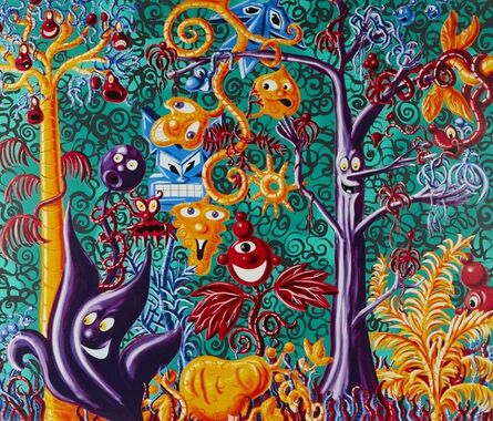 Kenny Scharf, ‘Juicy Jungle’, 1988