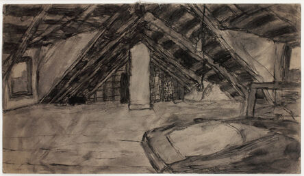 James Castle, ‘Untitled (Attic/Garden Valley, double-sided)’, n.d.