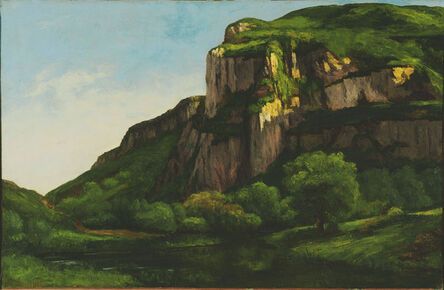 Gustave Courbet, ‘Rocks at Mouthier’, ca. 1855