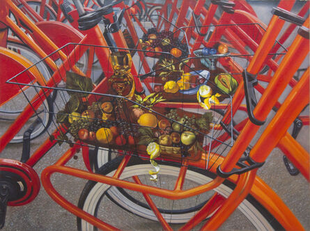 Pranas Griušys, ‘Orange Bicycles’, 2020