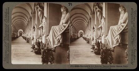 Bert Underwood, ‘Corridor in the famous Campo Santo, Genoa’, 1900