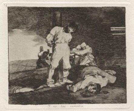 Francisco de Goya, ‘Y no hai remedio (And There's No Help for It)’, published 1863