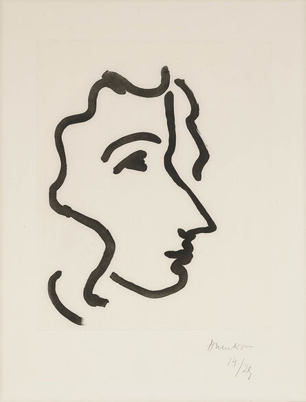 Henri Matisse, ‘Nadia au profil aigu’, 1948