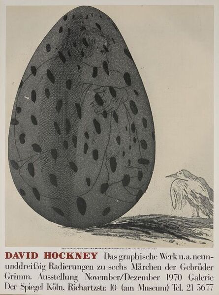 David Hockney, ‘Boy Hidden in an Egg’, 1970