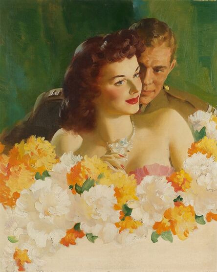 Haddon Sundblom, ‘Cashmere Bouquet Soap Advertisement’, 1945