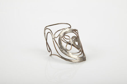 Claire Falkenstein, ‘Copper wire cuff with silver solder’, ca. 1950s