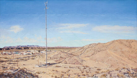 Rackstraw Downes, ‘Sand Hills with Cell Tower, Presidio, TX, P.M’, 2010