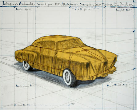 Christo, ‘Wrapped Automobile (Project for 1950 Studebaker Champion, Series 9 G Coupe) ’, 2015