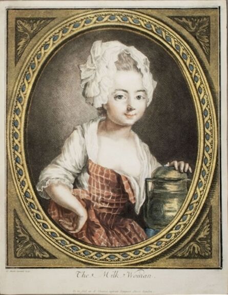 Louis-Marin Bonnet, ‘The Milk Woman’, 1774