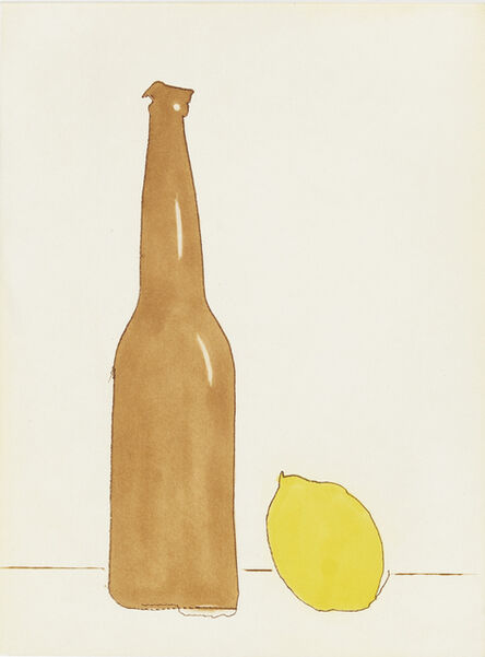 Tom Marioni, ‘Beer with Lemon’, 2017