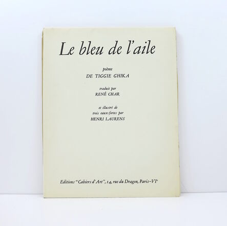 Henri Laurens, ‘Le bleu de l'aile’, 1948