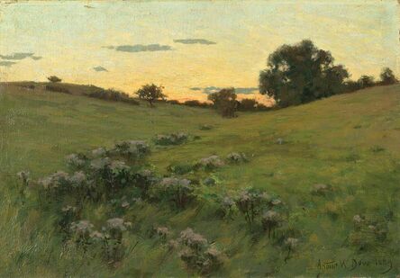 Arthur Wesley Dow, ‘Flowering Field’, 1889