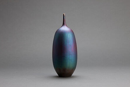 Hideaki Miyamura, ‘Vase, blue hare's fur glaze’