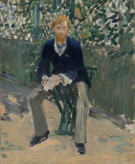 Édouard Manet, ‘George Moore in the Artist's Garden’, ca. 1879