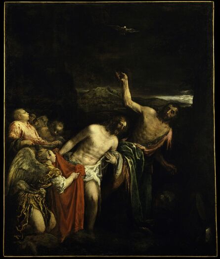 Jacopo Bassano, ‘The Baptism of Christ’, 1590