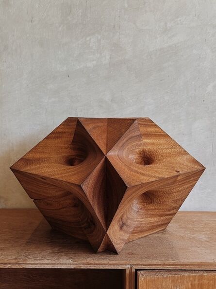 Aleph Geddis, ‘Hard soft phi ratio interlocking cubes’, 2022