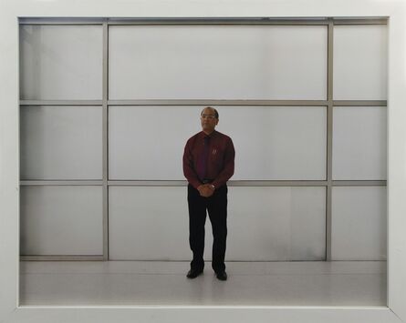 Bharat Sikka, ‘Untitled IV (Executive man with grid)’, 2001