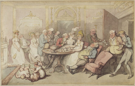 Thomas Rowlandson, ‘After Dinner’, ca. 1805