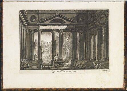 Giovanni Battista Piranesi, ‘Quarto frontespizio’, 1757