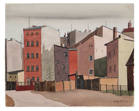 Carl Grossberg, ‘Block of Houses ’, 1937