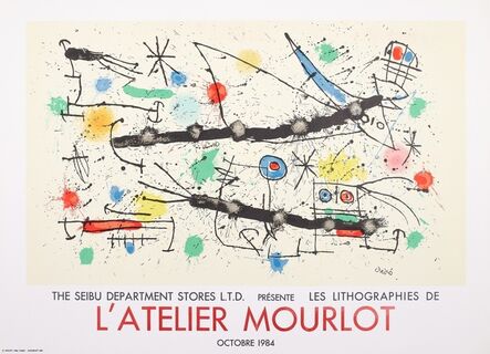 After Joan Miró, ‘Two Mourlot Posters’, 1984-1990