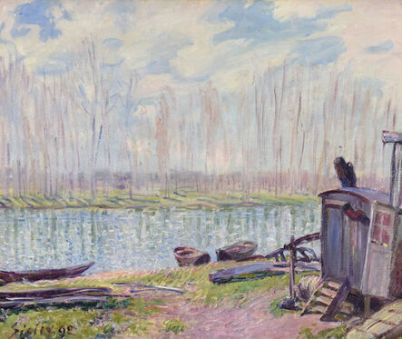 Alfred Sisley, ‘Bords du Loing’, 1890