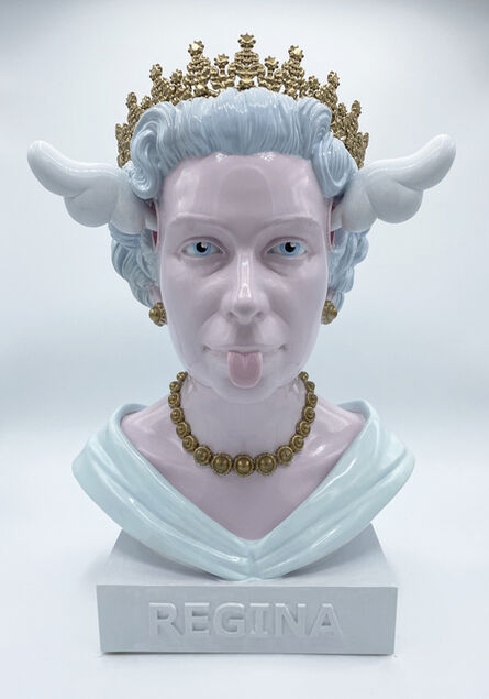 D*Face, ‘Queen Bust Gold’, 2021