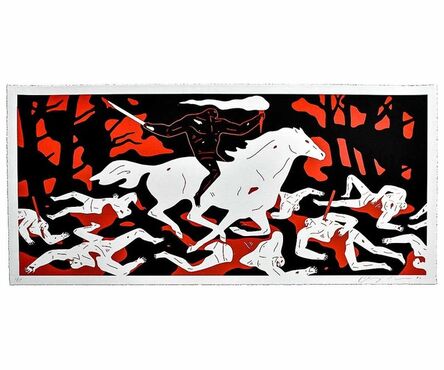 Cleon Peterson, ‘VICTORY (Red)’, 2016