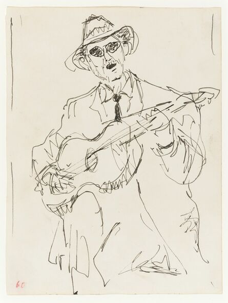 John Craxton, ‘The Guitarist’, 1960