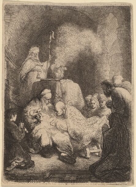 Rembrandt van Rijn, ‘The Circumcision: Small Plate’, ca. 1630