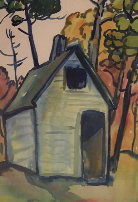 Evelin Bodfish Bourne, ‘Cottage’, Mid 20th century