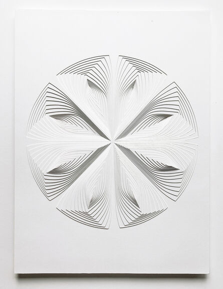 Elizabeth Gregory-Gruen, ‘Free Hand Cutwork: 'Multi-Circle Reflection'’, 2021