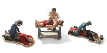 Sue Gerard, ‘Group of Three Rescue and Resuscitation Sculptures, circa’, 1987