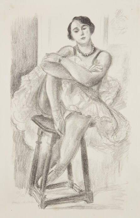 Henri Matisse, ‘Danseuse au tabouret, from Dix danseuses (Dancer on Stool, from Ten Dancers)’, 1925-26