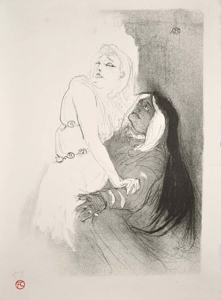 Henri de Toulouse-Lautrec, ‘A la Renaissance: Sarah Bernhardt dans Phèdre’, 1893