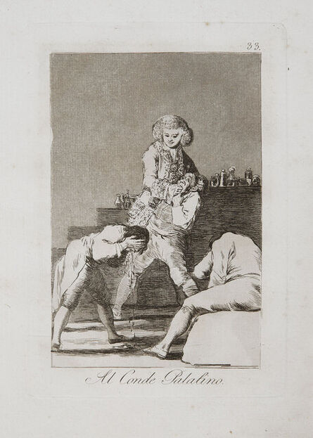 Francisco de Goya, ‘Al Conde Palatino’, 1799