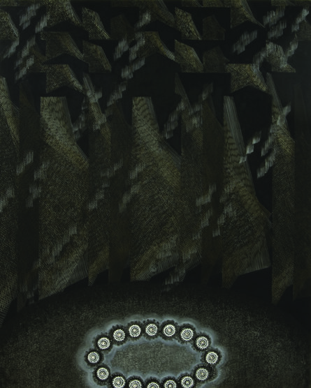 Michiko Itatani, ‘"Personal Codes" Painting from Moon-light/Mooring MM-2’, 2009