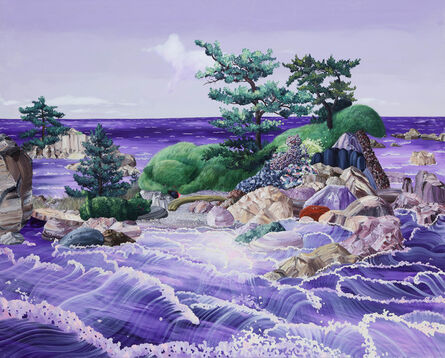 Eguchi Ayane, ‘Cobalt violet sea’, 2017