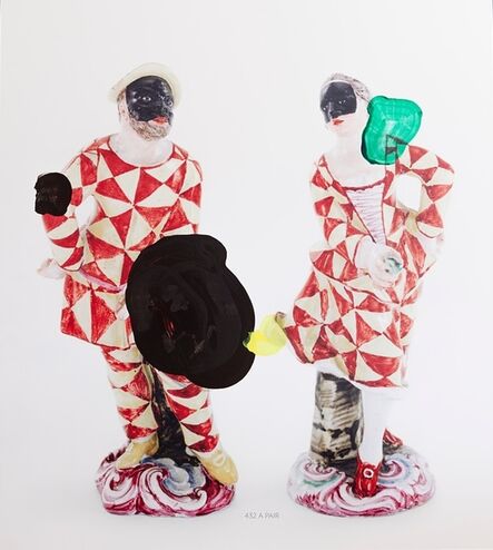 Markus Hanakam & Roswitha Schuller, ‘A Pair of Doccia Figures of Harlequin and Columbine’, 2016