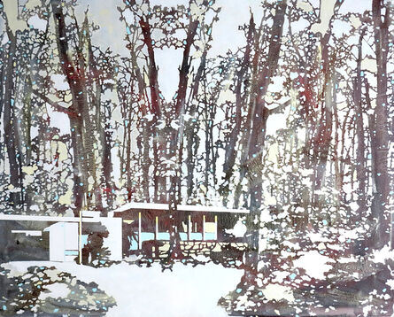 Paul Davies, ‘Red & White Forest (landscape) ’, 2014