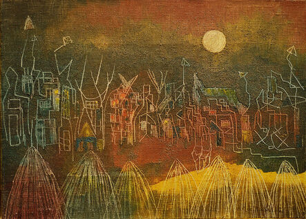 Alice Rahon, ‘Village Abandoned to the Ghosts’, 1948