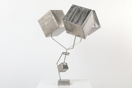 George Rickey, ‘Cluster of Cubes (Three) on Gimbal’, ca. 1992