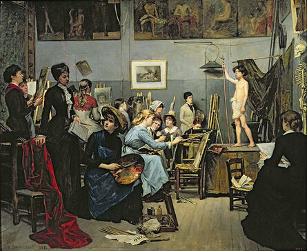 Marie Bashkirtseff, ‘In the Studio’, 1881