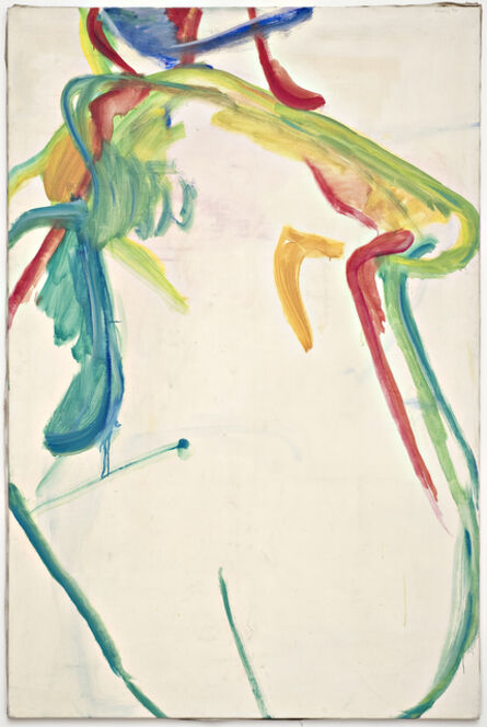 Maria Lassnig, ‘Dicke Gruene’, 1961